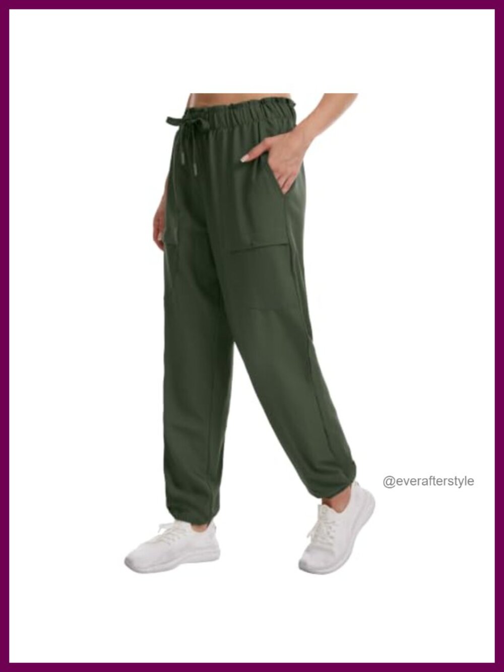 Women's Hiking Pants Cargo Joggers with 5/6 Pockets